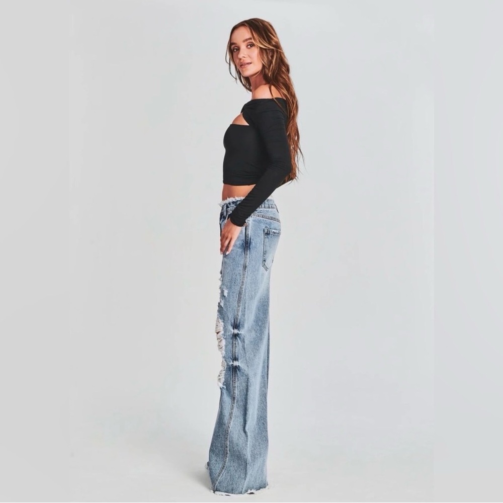 SER.O.YA Mountain Wide Leg Aspen Low Rise Jean in
Sorrentino Size 29 NWT - Picture 4 of 12